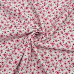 Little Johnny Ditsy Pink Flowers Linen Mix Fabric -Pound Fabrics Sale Store 45D2C6A6 F4C3 4902 8551 2FEDD0A82435