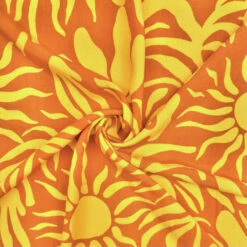 Tropical Palm Print Viscose Poplin Fabric - Lightweight Rayon for Summer Apparel -Pound Fabrics Sale Store 45FEFB09 D891 47D7 9088 083465015685