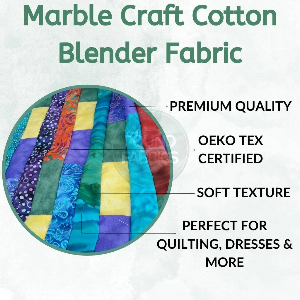 John Louden Marble Craft Cotton Blender Fabric - Oeko-Tex Certified 2 John Louden Marble Craft Cotton Blender Fabric - Oeko-Tex Certified - Image 2