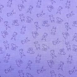 Premium Small Animal Print Double Gauze Fabric - 100% Cotton Muslin -Pound Fabrics Sale Store 479B8408 FB97 4A9A 87A3 56DB87D6A69B