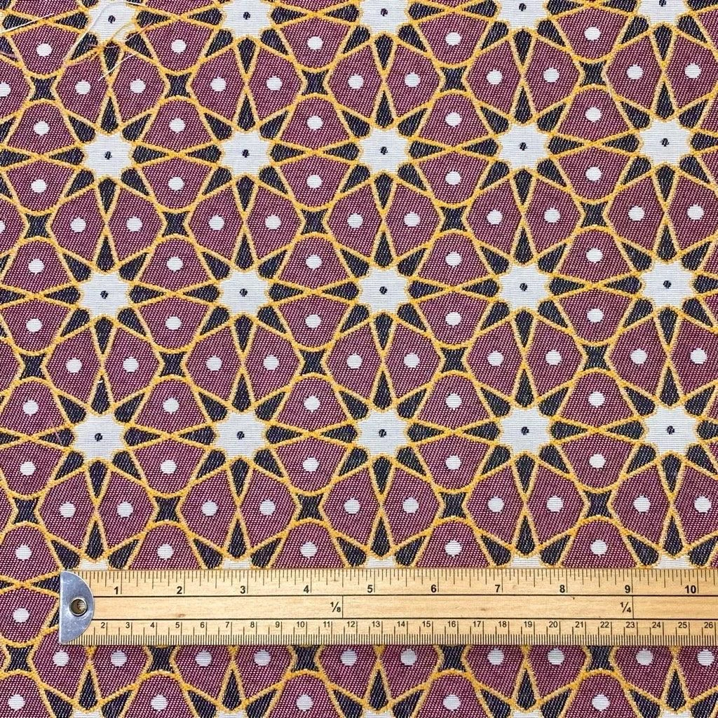 Abstract Dotted Tiles Tapestry Fabric 2 Abstract Dotted Tiles Tapestry Fabric - Image 2