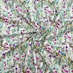 Rose & Hubble Wild Floral Cotton Poplin Fabric -Pound Fabrics Sale Store 4BFA5030 E39E 4104 BC02 1319EE9CA9CE