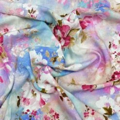 Viscose Challis Fabric - Dreamy Blooms Floral Lightweight Rayon -Pound Fabrics Sale Store 4EDCD06B 243A 44D6 BE76 94A7599BA96E