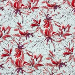 White Sketched Floral Cotton Linen Blend Fabric for Dressmaking -Pound Fabrics Sale Store 50BD23B2 BE7D 4B82 B566 64712BED154C