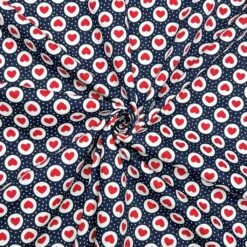 Rose & Hubble Hearts and Dots Cotton Poplin Fabric 9 Rose & Hubble Hearts and Dots Cotton Poplin Fabric -Pound Fabrics Sale Store 51BD2DAC CDFC 46B9 B11B F9E6C8195284