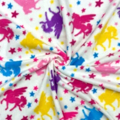 Multicolour Unicorn Anti Pill Polar Fleece Fabric -Pound Fabrics Sale Store 53AA1265 E129 4183 9B6E 0943F3F04AB3