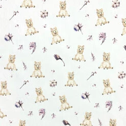 Premium Alpaca Garden Digital Print Cotton Poplin Fabric