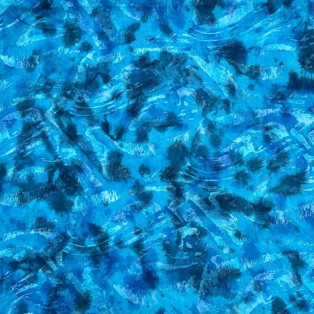 John Louden Waves Cotton Batik Fabric - Premium 100% Hand-Printed Textile 5 John Louden Waves Cotton Batik Fabric - Premium 100% Hand-Printed Textile - Image 5