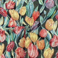 Tulip Garden Floral Tapestry Fabric for Upholstery & Curtains 11 Tulip Garden Floral Tapestry Fabric for Upholstery & Curtains -Pound Fabrics Sale Store 5961C0B8 8D15 453A AA37 EF57FFC3C1F6