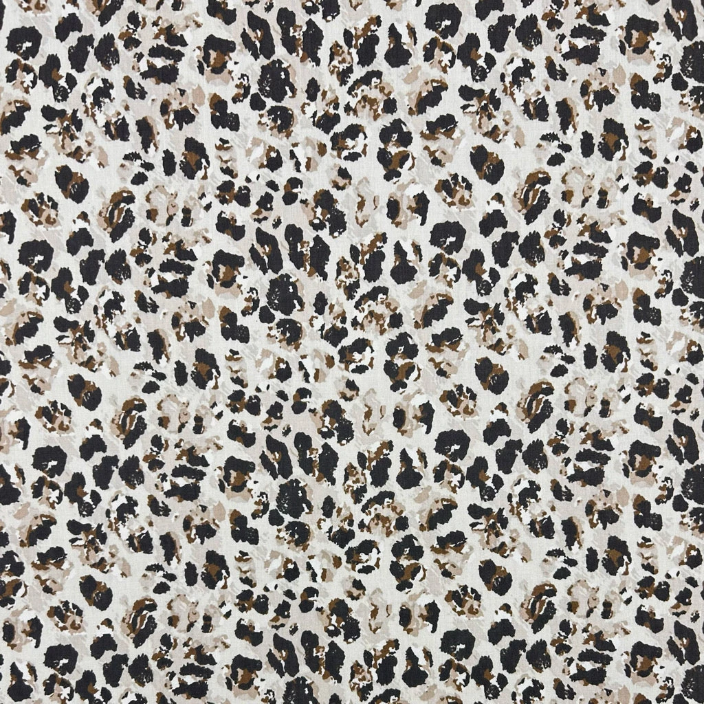 Panther Print Cotton Poplin Fabric - 100% Premium Oeko-Tex Cotton 3 Panther Print Cotton Poplin Fabric - 100% Premium Oeko-Tex Cotton - Image 3
