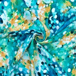 Vivid Drops Viscose Poplin Fabric -Pound Fabrics Sale Store 5D2CD8D6 289C 45E3 9D13 5C28B33FF88B