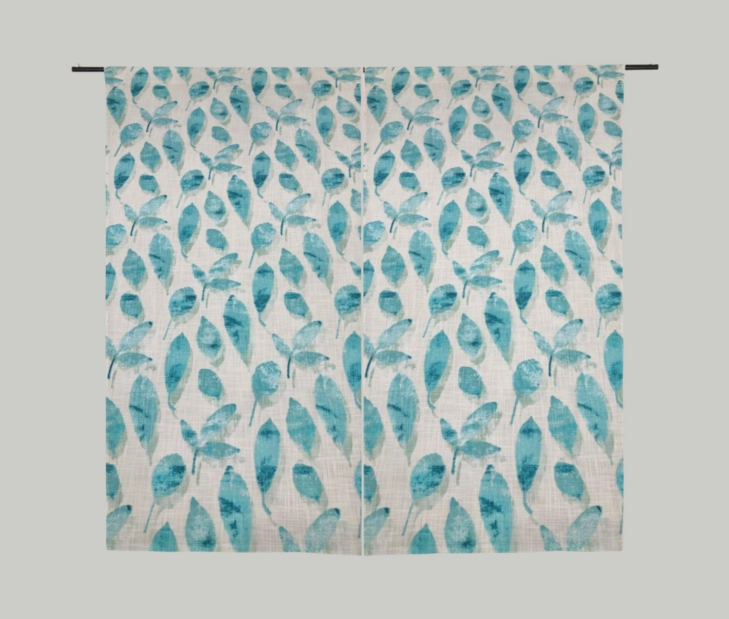Leaf Print Linen Look 100% Cotton Fabric - Upholstery & Curtain Grade 6 Leaf Print Linen Look 100% Cotton Fabric - Upholstery & Curtain Grade - Image 6