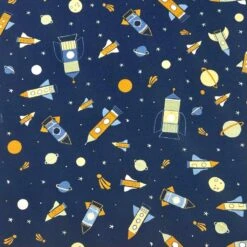Space Rockets Cotton Jersey Fabric - Soft 4-Way Stretch Material 14 Space Rockets Cotton Jersey Fabric - Soft 4-Way Stretch Material -Pound Fabrics Sale Store 60A4C10C 3498 477D 8E12 553834DD9F37