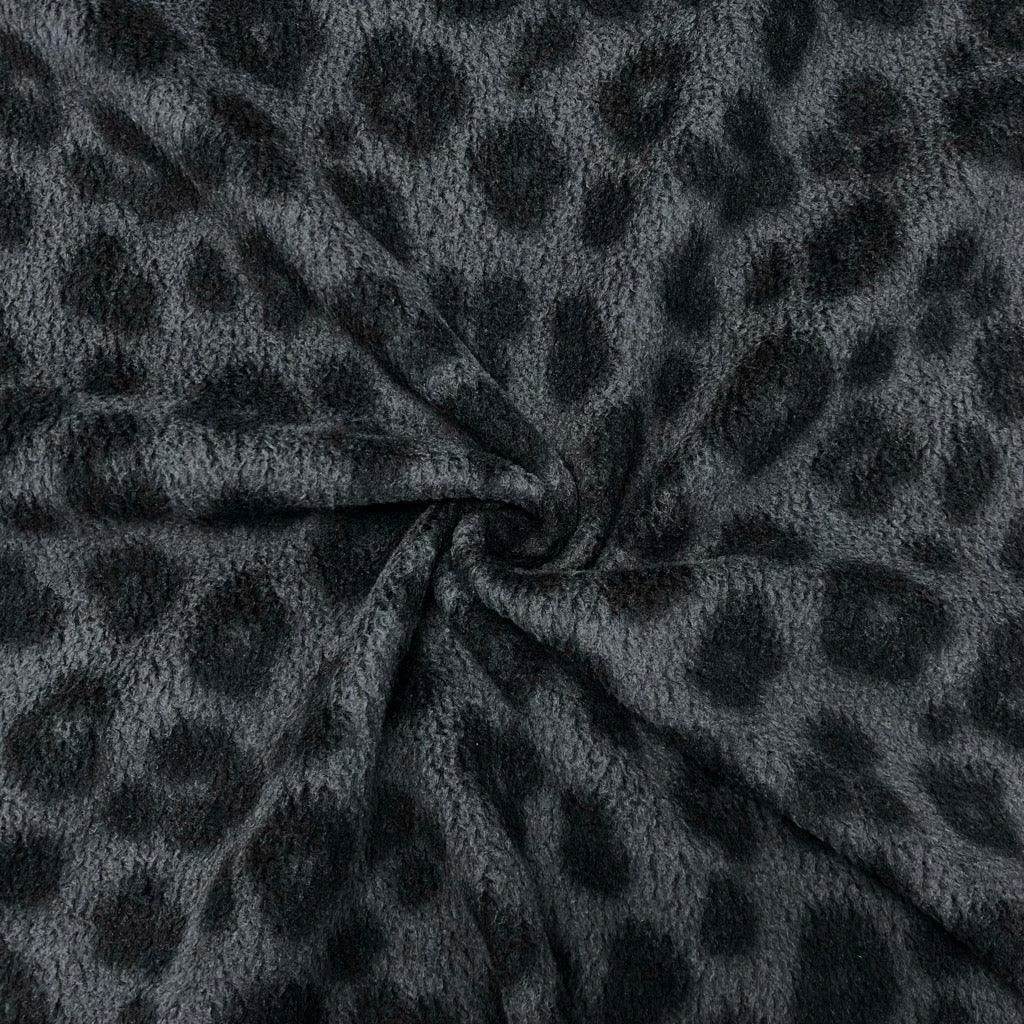Premium Leopard Print Sherpa Faux Fur Fabric - 320gsm Heavyweight Fleece 4 Premium Leopard Print Sherpa Faux Fur Fabric - 320gsm Heavyweight Fleece - Image 4