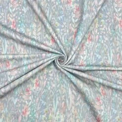 Busy Gardens Floral Cotton Jersey Fabric - 4-Way Stretch Material 9 Busy Gardens Floral Cotton Jersey Fabric - 4-Way Stretch Material -Pound Fabrics Sale Store 672FDBFA 2A9D 427C 8249 B3A8DB733108