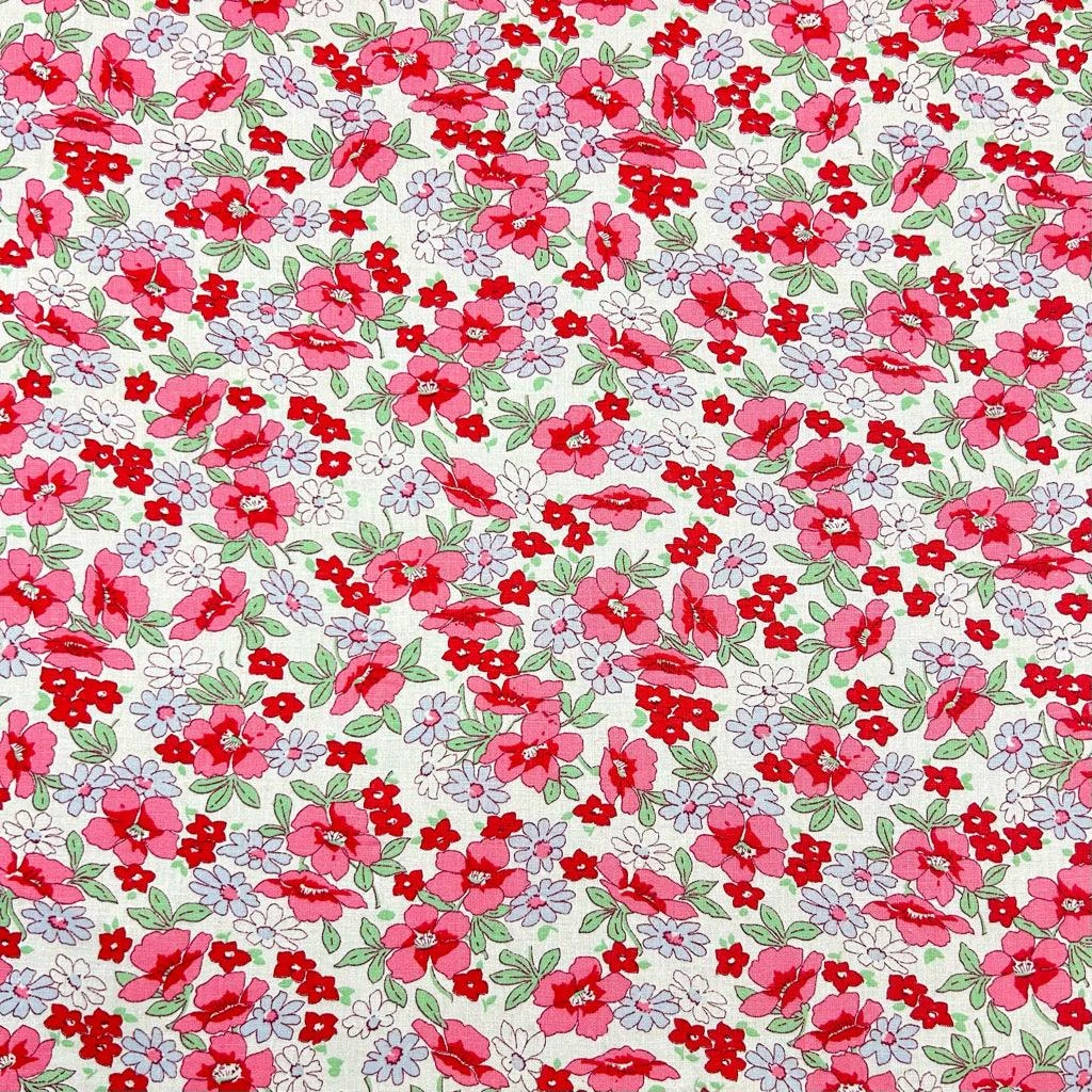 Drawn Meadows Floral Cotton Linen Fabric - Premium Summer Apparel Material 5 Drawn Meadows Floral Cotton Linen Fabric - Premium Summer Apparel Material - Image 5