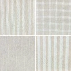 Natural Beige Yarn Dyed Linen Viscose Fabric for Summer Clothing