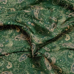 Forest Paisley Faux Silk Fabric for Elegant Dressmaking -Pound Fabrics Sale Store 6BF45588 09AF 4D58 8728 CB2C2C45FD59