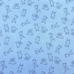 Premium Small Animal Print Double Gauze Fabric - 100% Cotton Muslin -Pound Fabrics Sale Store 6ECE76CD AB21 423E 93B8 BAD10BAE3A9B