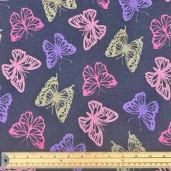 Glitter Butterfly Melange Cotton Jersey Fabric - Premium 4-Way Stretch Sewing Material 10 Glitter Butterfly Melange Cotton Jersey Fabric - Premium 4-Way Stretch Sewing Material -Pound Fabrics Sale Store 6FCADEEB 876C 4518 A548 B29280A0B1C6