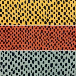 Double Gauze Fabric - Abstract Glow Print - 100% Soft Cotton Muslin