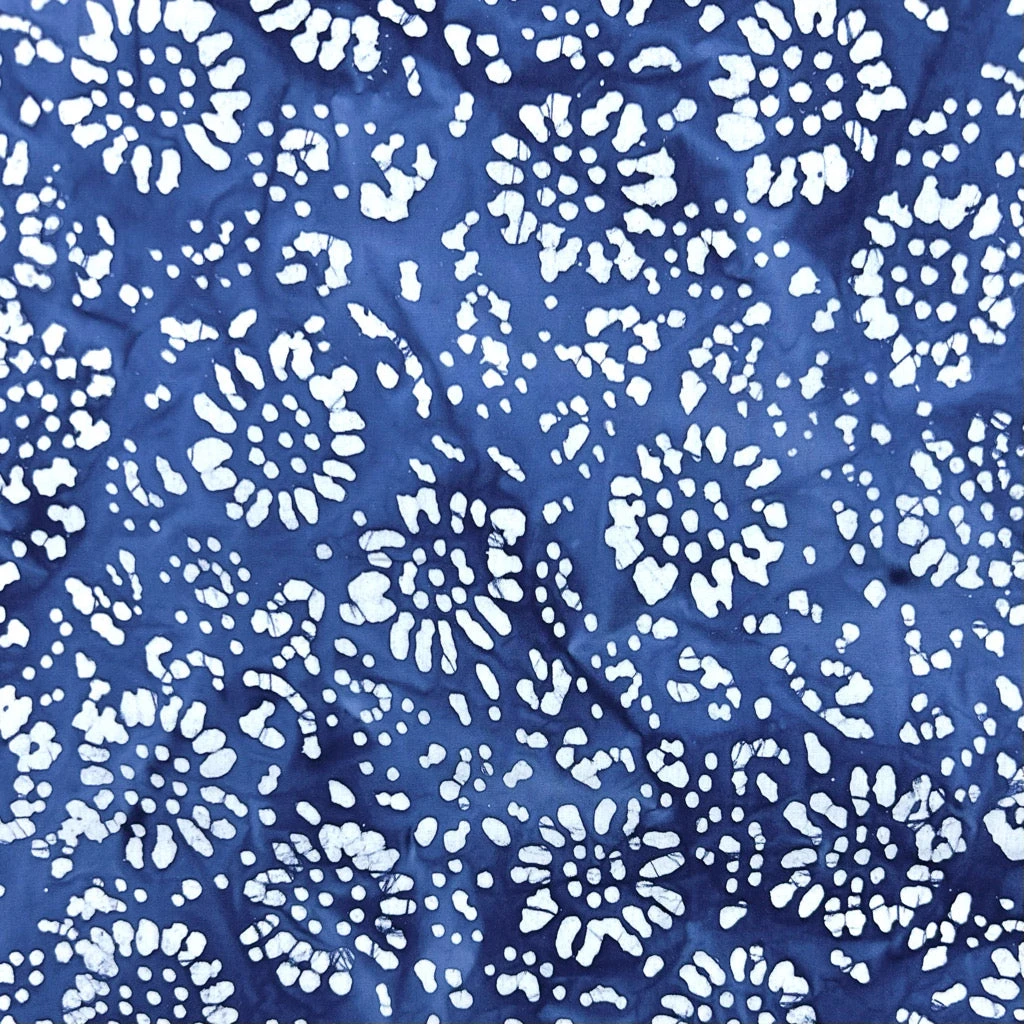 John Louden Deepwater Circles Cotton Batik Fabric 1 John Louden Deepwater Circles Cotton Batik Fabric