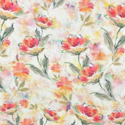 Soft Blossoms Linen Look Viscose Fabric -Pound Fabrics Sale Store 73CD1811 1F57 42F8 9358 F8E36E578904