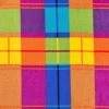 Anti Pill Polar Fleece Fabric - Multicoloured Blocks Check Design