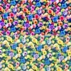 Electric Garden Floral Viscose Challis Fabric for Summer Dressmaking
