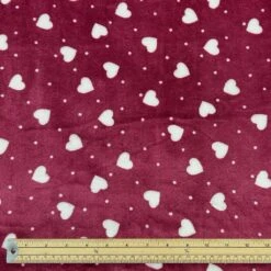 Ultra Soft Hearts and Dots Cuddle Fleece Fabric - 280gsm 9 Ultra Soft Hearts and Dots Cuddle Fleece Fabric - 280gsm -Pound Fabrics Sale Store 77610C15 2982 419D 9AAE 997ECC744659