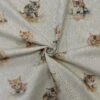 Kitten Print Digital Linen Look Polycotton Fabric for Crafts and Curtains -Pound Fabrics Sale Store 79D2CA45 2E4C 402F A560 B89A896BF29F