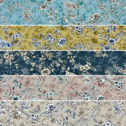 Rose & Hubble Graceful Meadow Floral Cotton Poplin Fabric