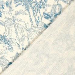 Double Gauze Fabric Palm Paradise Jungle Print - 100% Cotton -Pound Fabrics Sale Store 79F5D652 E8EE 4F0E A93B 93D9C1ECCAE5