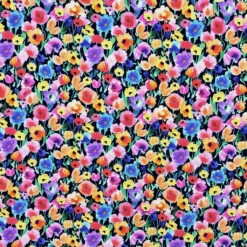 Electric Garden Floral Viscose Challis Fabric for Summer Dressmaking -Pound Fabrics Sale Store 7AB540D9 BA45 4036 9FFB F1B80006B5C2