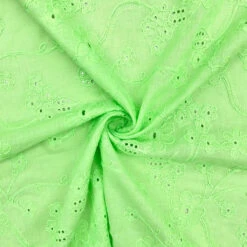 Floral Embroidered 100% Cotton Fabric - Breathable Summer Dressmaking Material -Pound Fabrics Sale Store 7B6A1EAC E11D 4FD9 952D 9857A1F29403