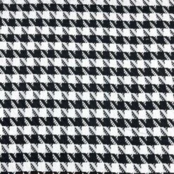 Monochrome Dogtooth Loose Weave Fabric - Premium Fashion & Home Decor Textile
