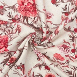 Floral Roses Linen Blend Fabric for Dressmaking - Roses In Bloom 9 Floral Roses Linen Blend Fabric for Dressmaking - Roses In Bloom -Pound Fabrics Sale Store 80863636 435B 4A0B 933A C1029F79A3F1