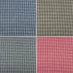 Premium Checkered Soft Wool-Touch Fabric for Apparel and Upholstery