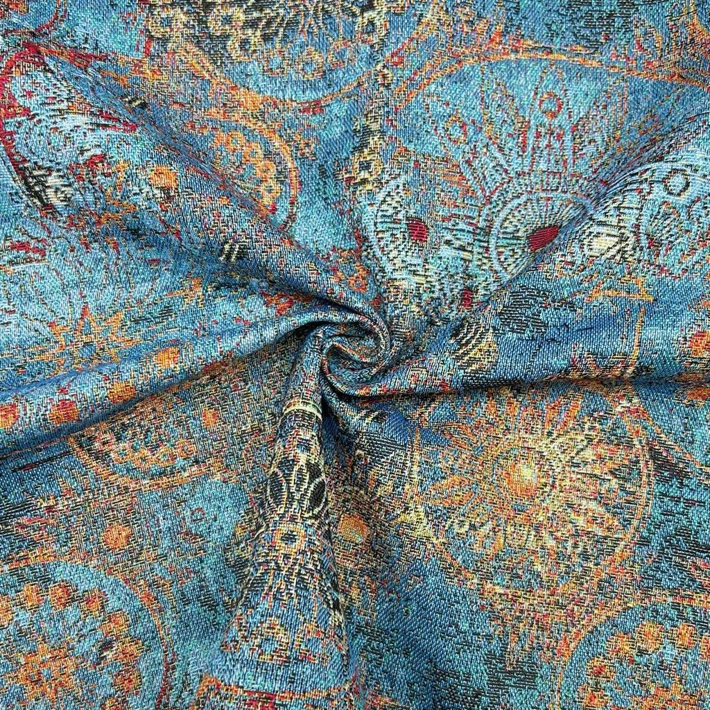 Wheels of Fortune Tapestry Fabric for Upholstery and Curtains 4 Wheels of Fortune Tapestry Fabric for Upholstery and Curtains - Image 4