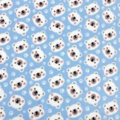 Bear Faces Anti Pill Polar Fleece Fabric - 150cm Wide Soft Print -Pound Fabrics Sale Store 841A0F8C 2823 4BBD A003 CE41B5DEF9FC