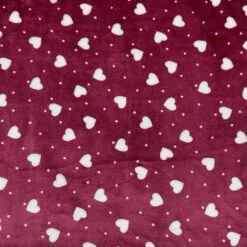 Ultra Soft Hearts and Dots Cuddle Fleece Fabric - 280gsm 10 Ultra Soft Hearts and Dots Cuddle Fleece Fabric - 280gsm -Pound Fabrics Sale Store 86A2B698 083E 479A 844D 0DA62CE17B31