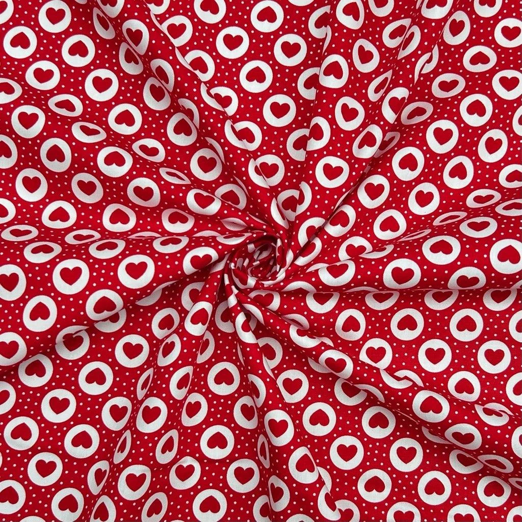 Rose & Hubble Hearts and Dots Cotton Poplin Fabric 6 Rose & Hubble Hearts and Dots Cotton Poplin Fabric - Image 6