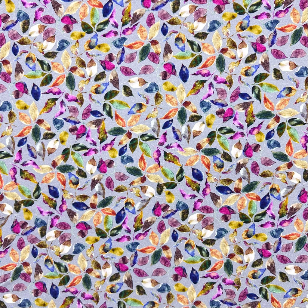 Chroma Leaves Cotton Jersey Fabric - Premium 4-Way Stretch Lycra 7 Chroma Leaves Cotton Jersey Fabric - Premium 4-Way Stretch Lycra - Image 7