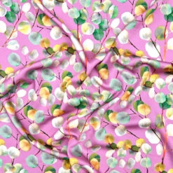 Viscose Satin Fabric Leaf Print - Premium Soft Floral Dressmaking Material 13 Viscose Satin Fabric Leaf Print - Premium Soft Floral Dressmaking Material -Pound Fabrics Sale Store 8A7E8E65 342E 4E61 B97C C6B0890B7F3C