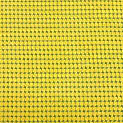 Yellow Basketweave Crepe Fabric - Lightweight Polyester Dressmaking Material