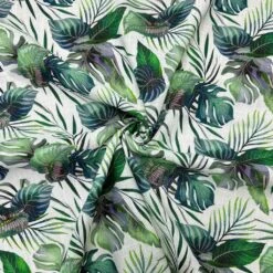 Jungle Leaves Linen Viscose Fabric for Summer Dressmaking -Pound Fabrics Sale Store 8CC7C824 C1A7 499F BACB 45C5829A55E4