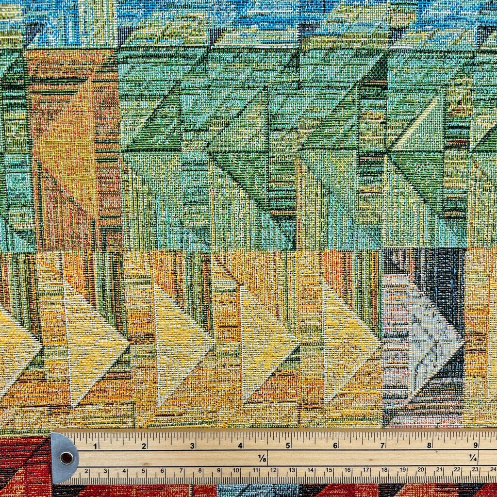 Multi-Colored Dazzle Prisms Tapestry Fabric for Upholstery and Curtains 3 Multi-Colored Dazzle Prisms Tapestry Fabric for Upholstery and Curtains - Image 3