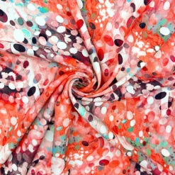 Vivid Drops Viscose Poplin Fabric -Pound Fabrics Sale Store 8F86809F A562 4751 90BA EE5F37EE72FF