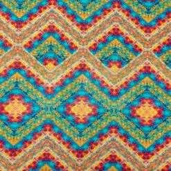 Teal Tango Faux Silk Fabric - Lightweight Bamboo Viscose Blend