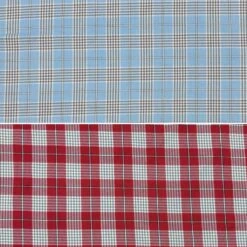 Classic Dogtooth Checkered PolyViscose Tartan Fabric